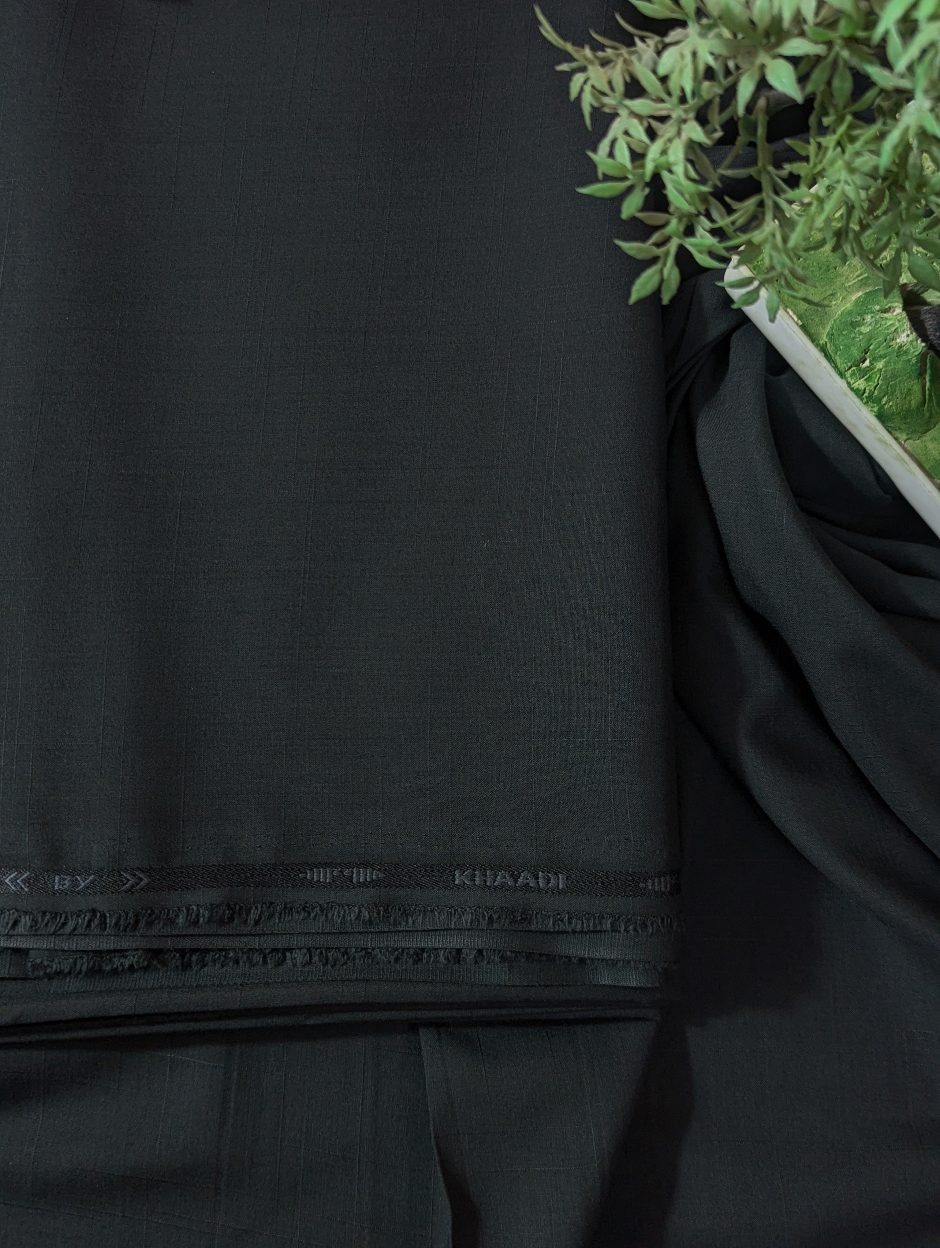 Self Designed Wash&Wear Olive Green Color