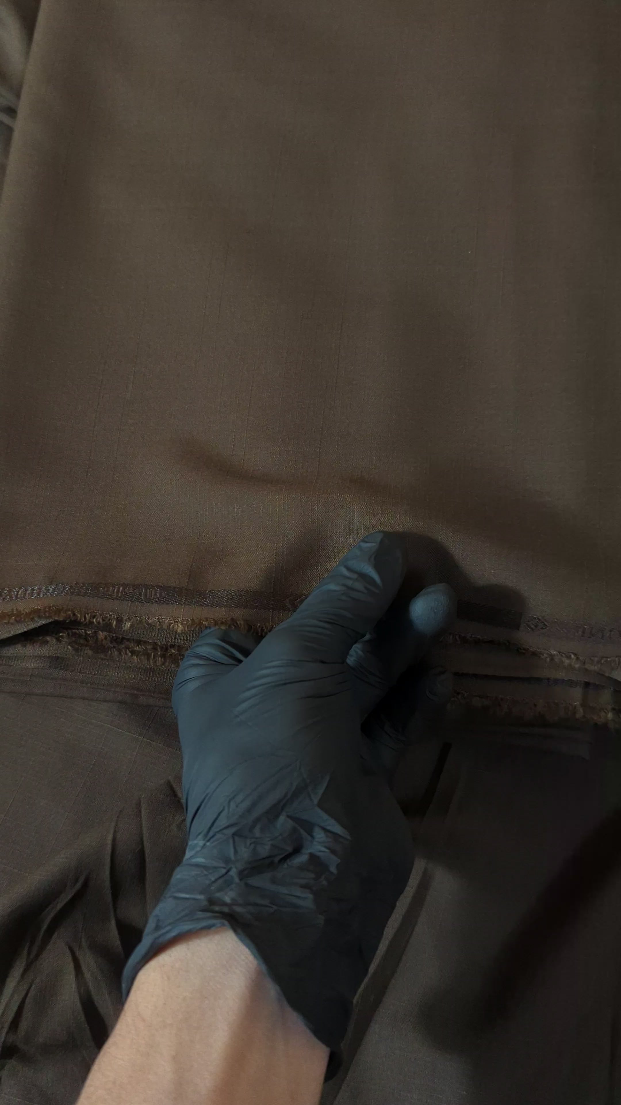 Self Designed Wash&Wear Dark Brown Color