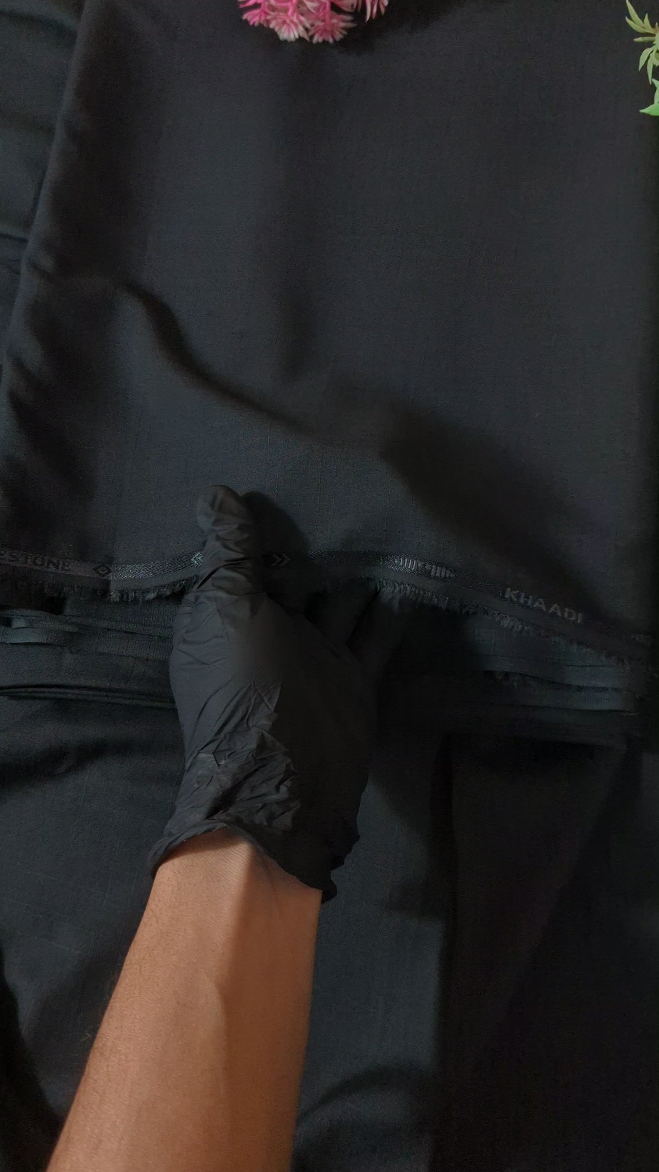 Self Designed Wash&Wear Olive Green Color